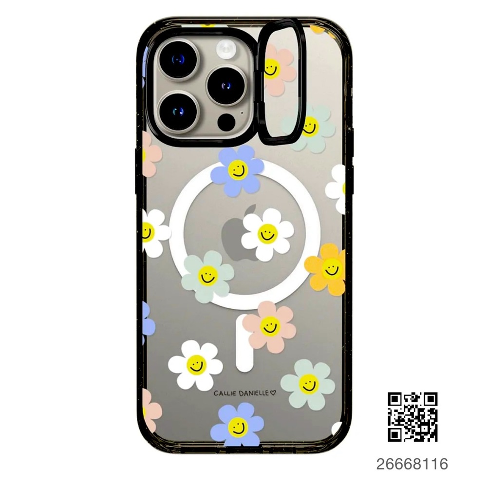 ✨‼️BRAND NEW ‼️✨
Casetify iPhone 15 Pro Max Happy Daisies Impact Ring Stand Case
